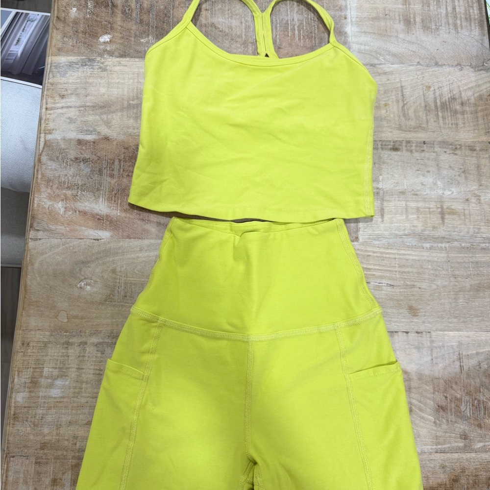 Beyond Yoga Tank & Biker Shorts